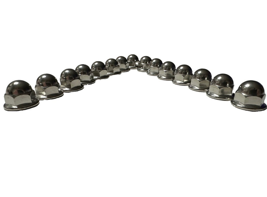 GAVTech Kawasaki Engine Stainless Steel A2-70 Acorn Flange Head Nuts