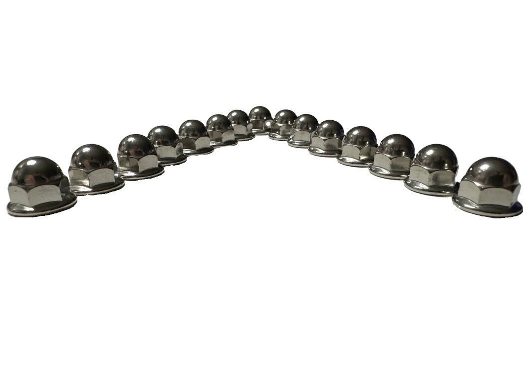 GAVTech Kawasaki Engine Stainless Steel A2-70 Acorn Flange Head Nuts